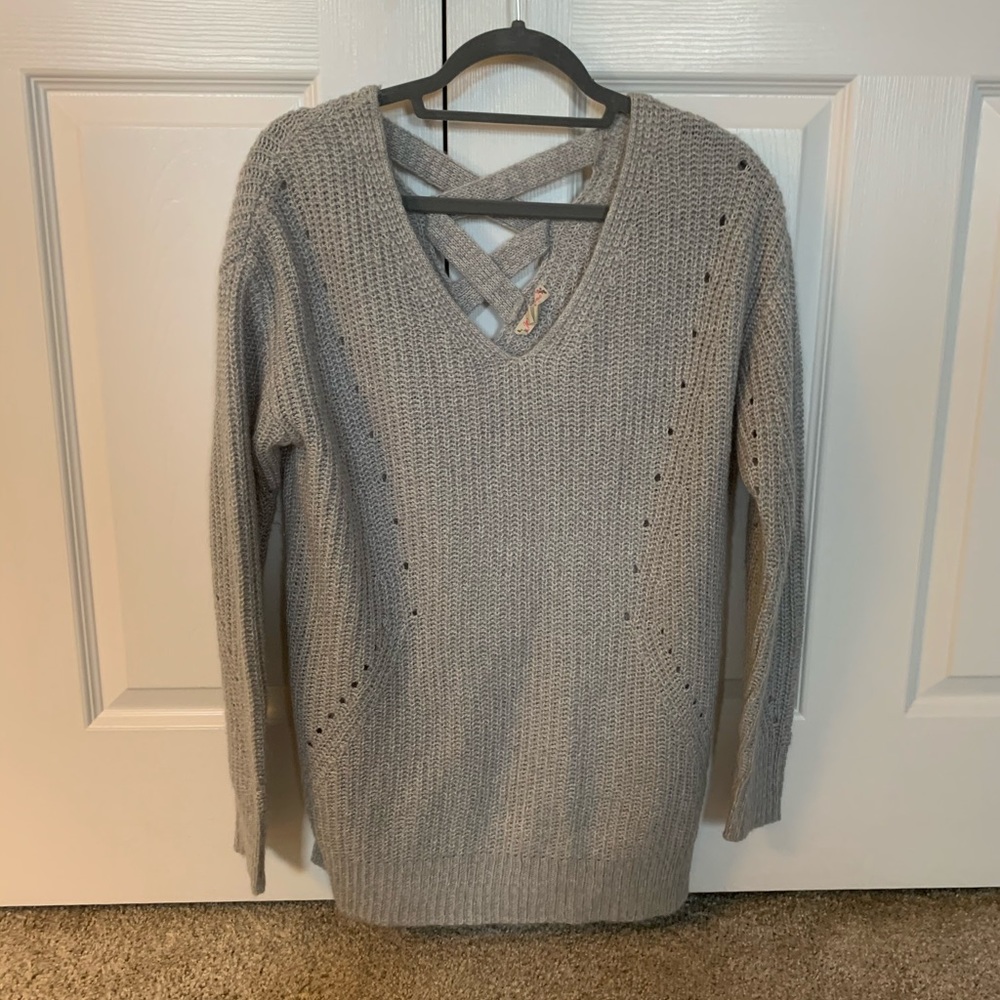 Gray “It’s Our Time” Sweater